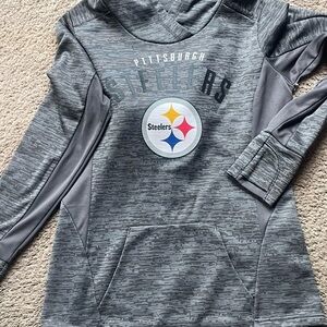Pittsburgh Steelers Gray Hoodie